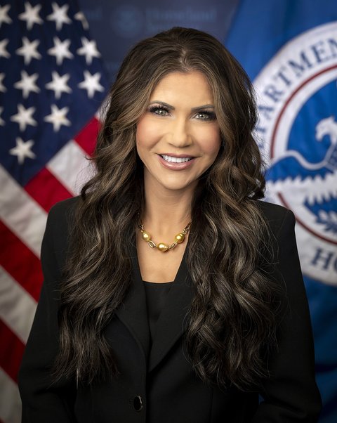 Kristi Noem, Secretary of Homeland Security of the United States, 2025&ndash;2026